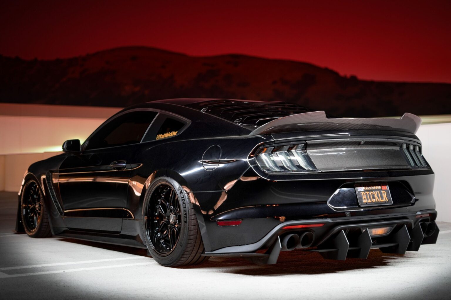 Street Aero 20182022 Ford Mustang GT Rear Diffuser Body Kit World