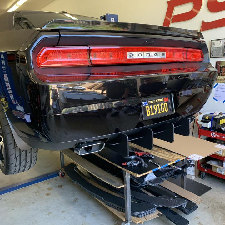 ZL1 Addons 20112014 Dodge Challenger Diffuser Body Kit World