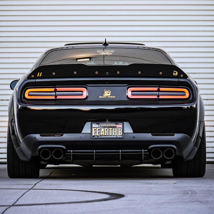 ZL1 Addons 2015 2021 Dodge Challenger Rear Diffuser TechnaKits